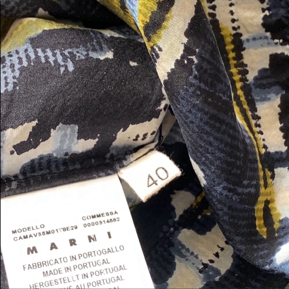 MARNI SILK BLOUSE Size US Small - Picture 6 of 9